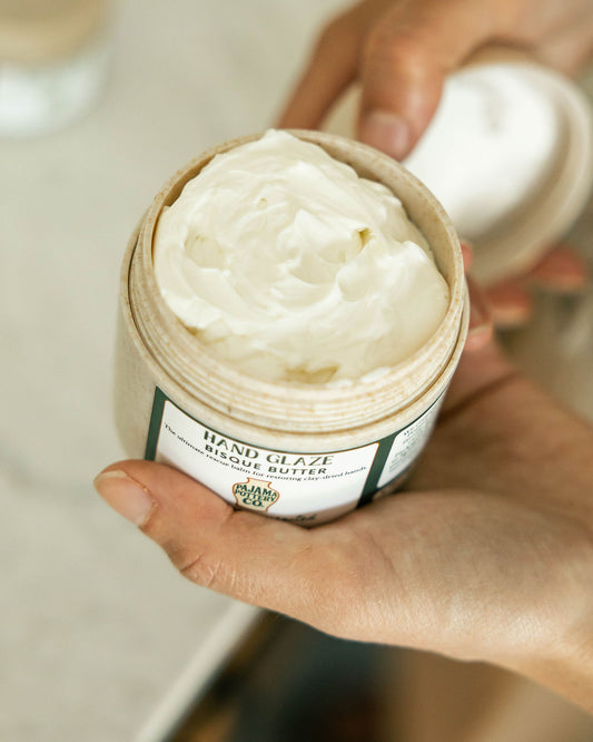 Shea butter vegan balm for potters