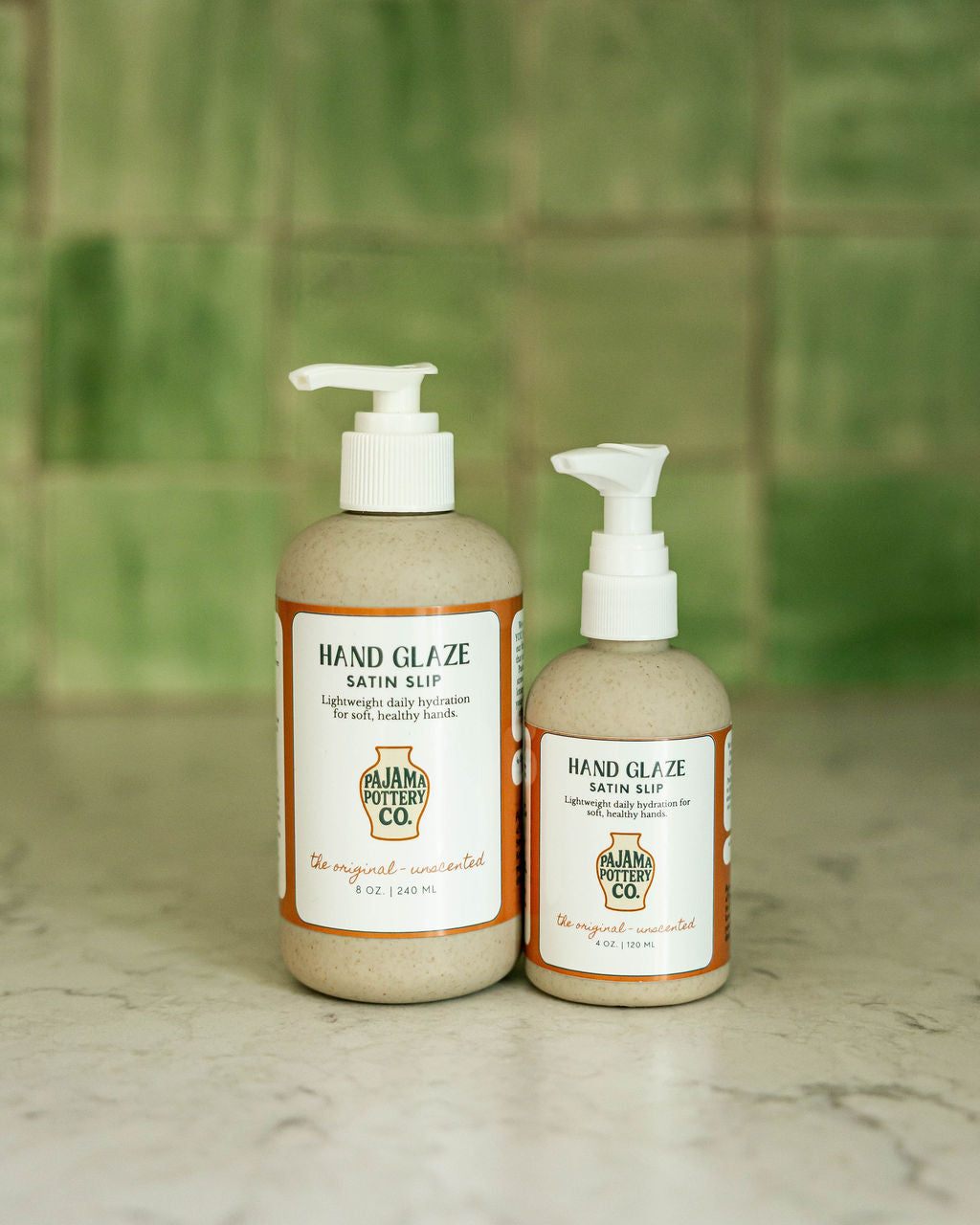 Satin slip hand lotion for potters everyday needs