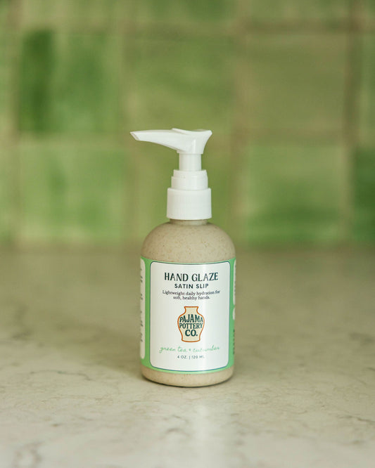 Vegan Hand Care Lotion for Potters Green Tea & cucumber 