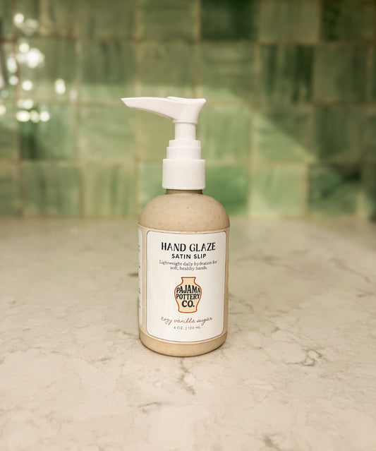 Satin Slip Cozy Vanilla Sugar Hand Glaze