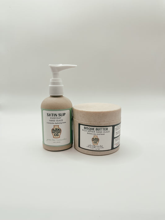 Before & After Clay Hand Glaze Duo